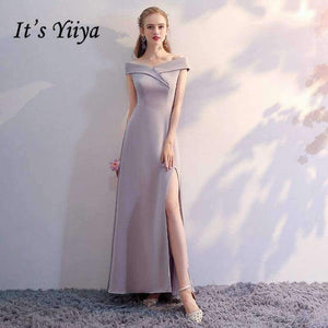 Planet Gates A / 4 / China Popular Formal Dress Boat Neck Sleeveless Elegant Bridesmaids Dresses Lady Fashion Designer LX719