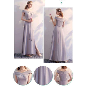 Planet Gates A / 4 / China Popular Formal Dress Boat Neck Sleeveless Elegant Bridesmaids Dresses Lady Fashion Designer LX719