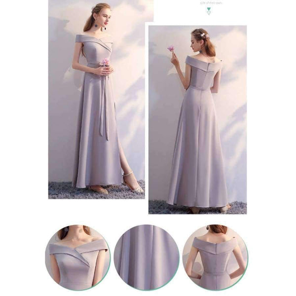 Planet Gates A / 4 / China Popular Formal Dress Boat Neck Sleeveless Elegant Bridesmaids Dresses Lady Fashion Designer LX719