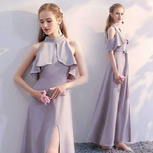 Planet Gates A / 4 / China Popular Formal Dress Boat Neck Sleeveless Elegant Bridesmaids Dresses Lady Fashion Designer LX719