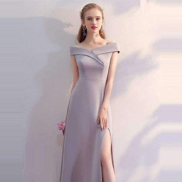 Planet Gates A / 4 / China Popular Formal Dress Boat Neck Sleeveless Elegant Bridesmaids Dresses Lady Fashion Designer LX719