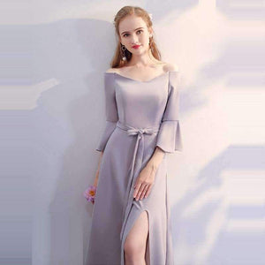 Planet Gates A / 4 / China Popular Formal Dress Boat Neck Sleeveless Elegant Bridesmaids Dresses Lady Fashion Designer LX719