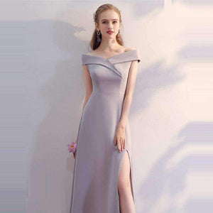 Planet Gates A / 4 / China Popular Formal Dress Boat Neck Sleeveless Elegant Bridesmaids Dresses Lady Fashion Designer LX719