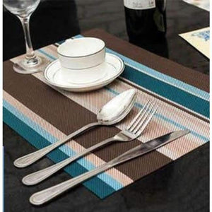 Planet Gates A 4pcs/lot 5 Color Dining Table Mat Pvc Placemat Waterproof Heat Insulation Silicone Pad Kitchen Accessories   Placemats For Table