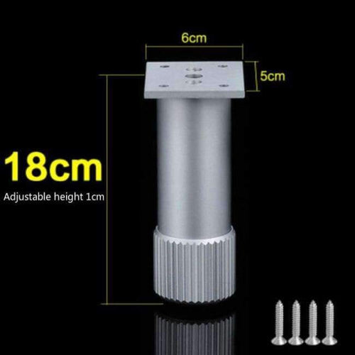 Planet Gates A   4pcs per lot Thick Aluminum Alloy Table Leg Cupboard Sofa Increase Foot Adjustable Multifunction Support Foot Furniture Accessories 4Pcs/lot