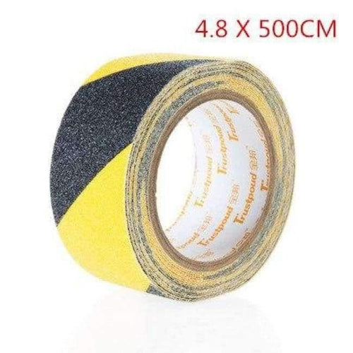 Planet Gates A 5m Length DIY Stairs PET Scrub Warning Strip Anti-collision Sticker Single Sided Adhesive Safety Tape for Stairs Ground