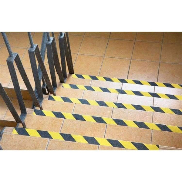 Planet Gates A 5m Length DIY Stairs PET Scrub Warning Strip Anti-collision Sticker Single Sided Adhesive Safety Tape for Stairs Ground