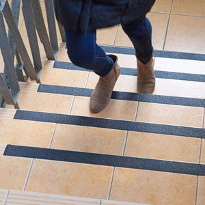Planet Gates A 5m Length DIY Stairs PET Scrub Warning Strip Anti-collision Sticker Single Sided Adhesive Safety Tape for Stairs Ground