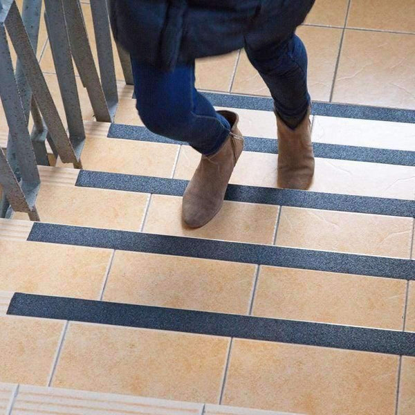 Planet Gates A 5m Length DIY Stairs PET Scrub Warning Strip Anti-collision Sticker Single Sided Adhesive Safety Tape for Stairs Ground