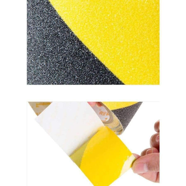 Planet Gates A 5m Length DIY Stairs PET Scrub Warning Strip Anti-collision Sticker Single Sided Adhesive Safety Tape for Stairs Ground
