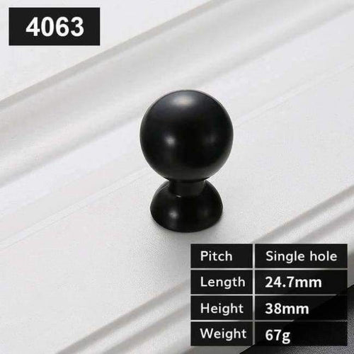 Planet Gates A 5pcs Modern Black Door Handles Elegant Drawer Pulls Door Knob Kitchen Cabinet Handles and Knobs Furniture Handle Hardware