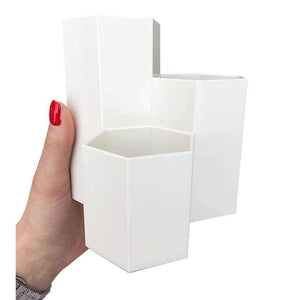 Planet Gates A Beige Office Organizer Box Makeup Cosmetic Holder Make Up Tools Storage Boxes Brush Stationery Case Jewelry Display Rack Organization