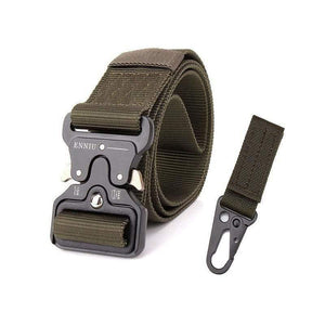 Nylon Tactical Belt Army Belt Men Outdoor Training Belts Black High Quality Easy Unlock Metal Military Buckle Belt