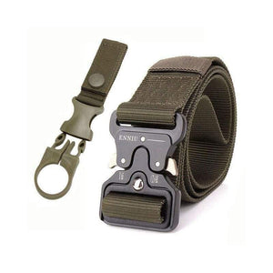 Nylon Tactical Belt Army Belt Men Outdoor Training Belts Black High Quality Easy Unlock Metal Military Buckle Belt