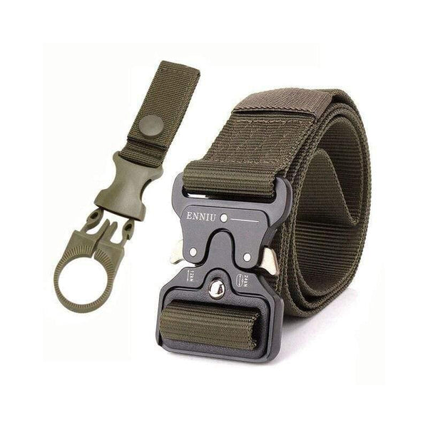 Nylon Tactical Belt Army Belt Men Outdoor Training Belts Black High Quality Easy Unlock Metal Military Buckle Belt