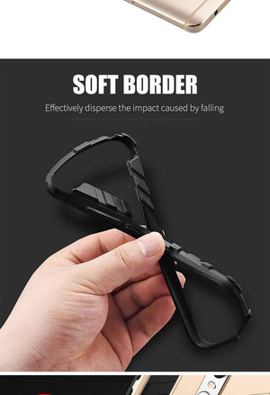 Planet Gates A / Black H&A Luxury Armor Shockproof Phone Case For Xiaomi Redmi Note 4 4X Protective Cover Note 4 Global Version Holder Phone bags cases