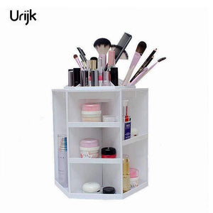 Planet Gates A black Multifunctional Rotating Makeup Organizer For Cosmetics Desk Accessories Home Storage Organization Jewelry DIY Containers