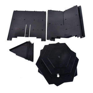 Planet Gates A black Multifunctional Rotating Makeup Organizer For Cosmetics Desk Accessories Home Storage Organization Jewelry DIY Containers