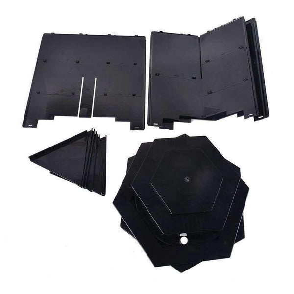 Planet Gates A black Multifunctional Rotating Makeup Organizer For Cosmetics Desk Accessories Home Storage Organization Jewelry DIY Containers