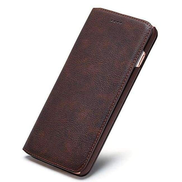 Planet Gates a Brown / For iphone 6 / Case & Screen Protector Phone Case for iPhone 6 Plus Musubo Brand Luxury Genuine Leather Cover For Apple iPhone 6s Plus Flip cases Coque