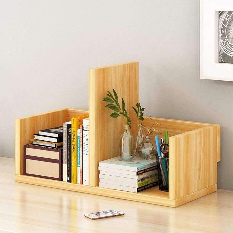 Planet Gates A brown Simple Combination Bookshelf Desktop Stands Creative student Desktop Bookcase Storage Cabinet Home Furniture