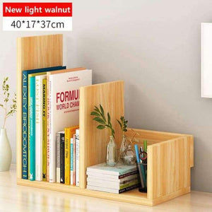 Planet Gates A brown Simple Combination Bookshelf Desktop Stands Creative student Desktop Bookcase Storage Cabinet Home Furniture