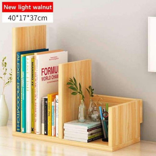 Planet Gates A brown Simple Combination Bookshelf Desktop Stands Creative student Desktop Bookcase Storage Cabinet Home Furniture