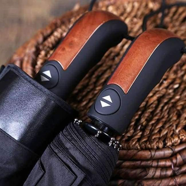 Planet Gates A / China English style Umbrella Men Automatic 10Ribs Strong WindResistant 3 Folding Umbrella Rain Business Male Quality Parasol