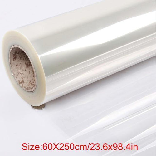 Self-adhesive Transparent Film Marble Wood Desktop Protective Film Tabletop Stickers for Furniture