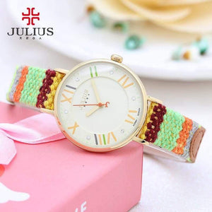 Planet Gates A Coffee Drama Lady Women's Watch Japan Movt Rhinestone Fashion Clock Hours Dress Bracelet Leather Girl Birthday Gift Box