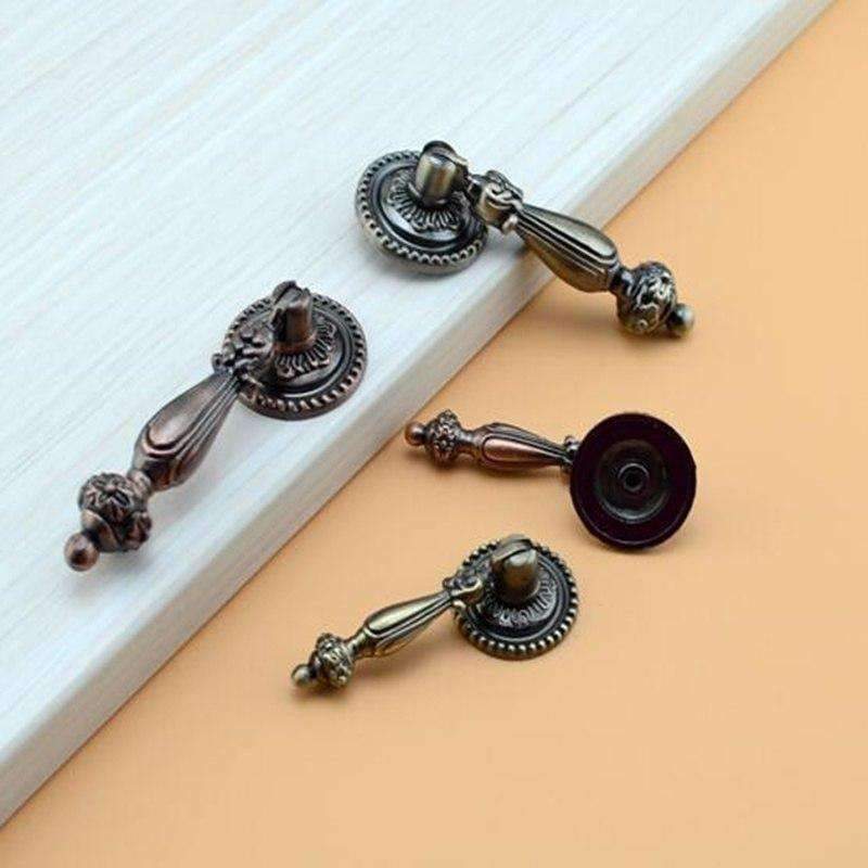 Planet Gates A Continental vintage cabinet knobs and handles Cupboard  wardrobe Door pendants rings drawer pulls Furniture Hardware Accessory