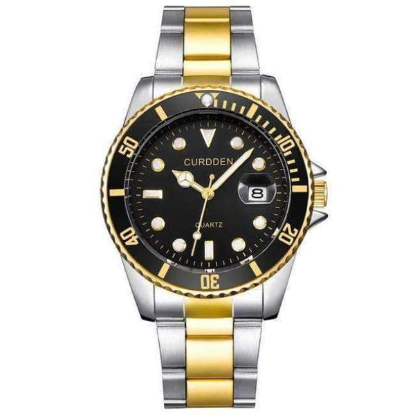 Planet Gates A CURDDE Men Fashion Military Stainless Steel Date Sport Quartz Analog Wrist Watch 2018 Mens Watches Top Brand Luxury