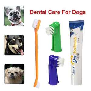 Planet Gates A Dog Toothbrush Finger Brush Toothpaste Dental Kit For Pet Oral Health Care Pet Accessories dog brush 14.Agust.2