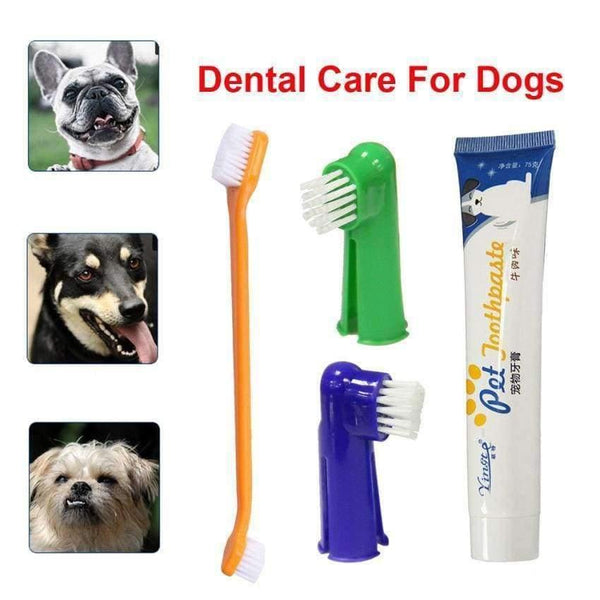 Planet Gates A Dog Toothbrush Finger Brush Toothpaste Dental Kit For Pet Oral Health Care Pet Accessories dog brush 14.Agust.2