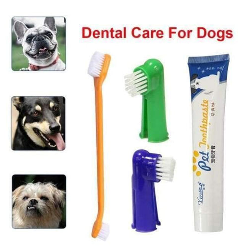 Planet Gates A Dog Toothbrush Finger Brush Toothpaste Dental Kit For Pet Oral Health Care Pet Accessories dog brush 14.Agust.2