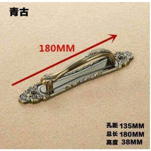 Planet Gates A European Antique Door Handle Retro Metal Cupboard drawer pulls and knobs Woodworking Furniture Accessory hand tools Hardware