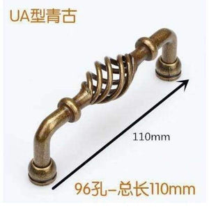Planet Gates A European bronze birdcage drawer Pulls cupboard door knobs and handles wine cabinet shoe wardrobe handles Furniture Hardware