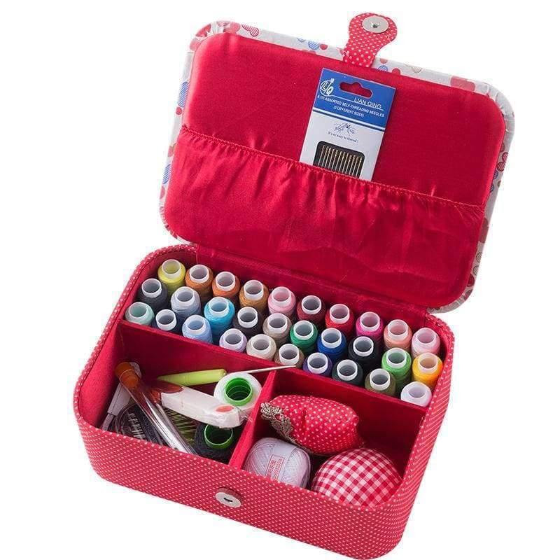 Planet Gates A Fabric Sewing Box Home Wedding Dowry Sewing Kit 33 Stitching Needle Tape Scissor Multifunction Threads