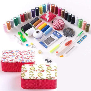 Planet Gates A Fabric Sewing Box Home Wedding Dowry Sewing Kit 33 Stitching Needle Tape Scissor Multifunction Threads