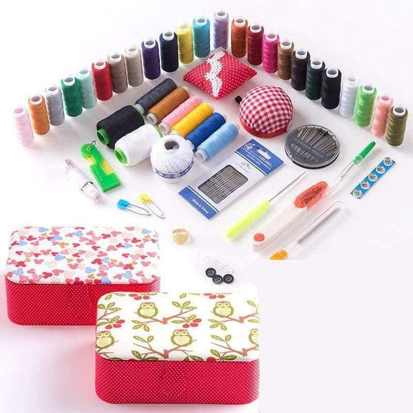 Planet Gates A Fabric Sewing Box Home Wedding Dowry Sewing Kit 33 Stitching Needle Tape Scissor Multifunction Threads