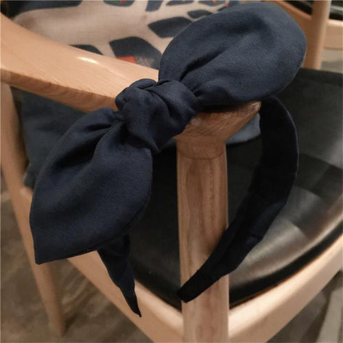 Fashion Lady Fabric Big Ribbon Hair Hoop Girls Bow Widened Headband Ornaments Hairbands For Women Headwear Hair Accessories