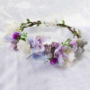 Planet Gates A / free size 2018 Bride Wedding Flower Headband Wreath Hairband Party Flower Girl Hair Accessories Flower Crown garland Flower Headpiece