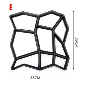 Planet Gates A Garden DIY Plastic Path Maker Pavement Model Concrete Stepping Stone Cement Mould Brick Best Price