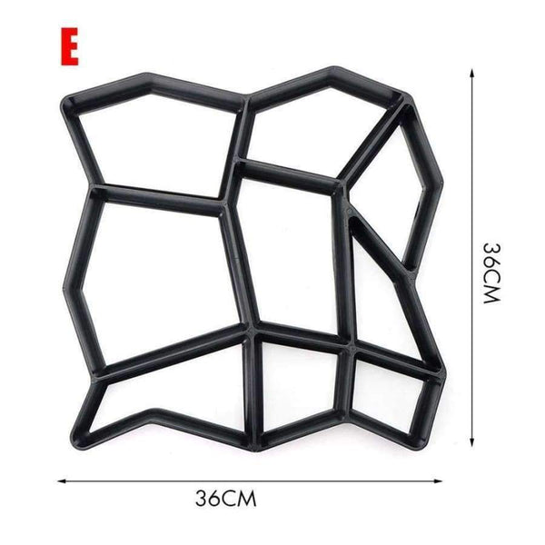 Planet Gates A Garden DIY Plastic Path Maker Pavement Model Concrete Stepping Stone Cement Mould Brick Best Price