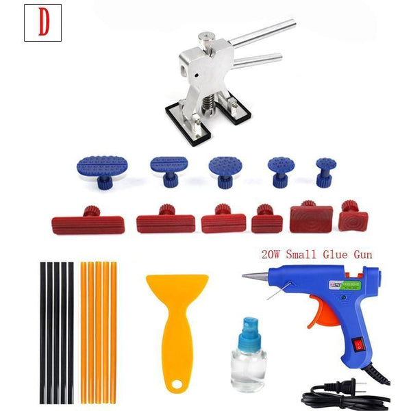 Planet Gates A Gold Car Paint Dent Repair Tool Car Body Paintless Dent Lifter Glue Puller Hail Damage Repair Tools Free Sheet Metal Painting Set