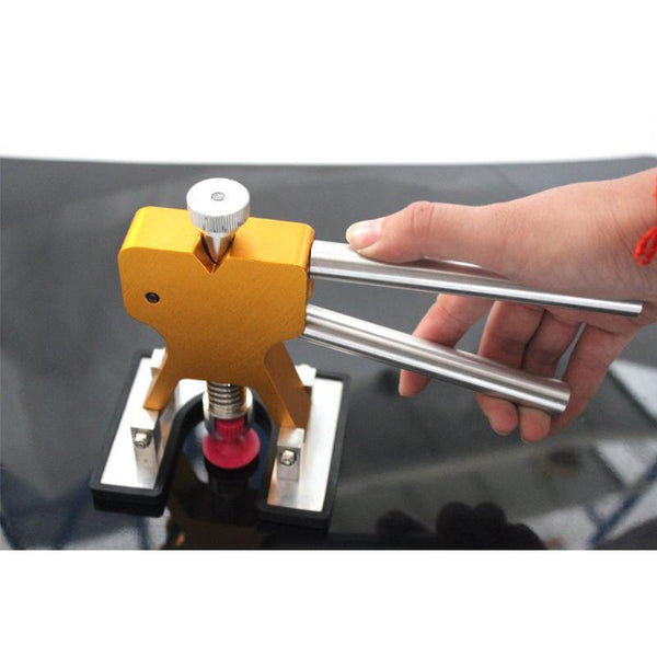 Planet Gates A Gold Car Paint Dent Repair Tool Car Body Paintless Dent Lifter Glue Puller Hail Damage Repair Tools Free Sheet Metal Painting Set