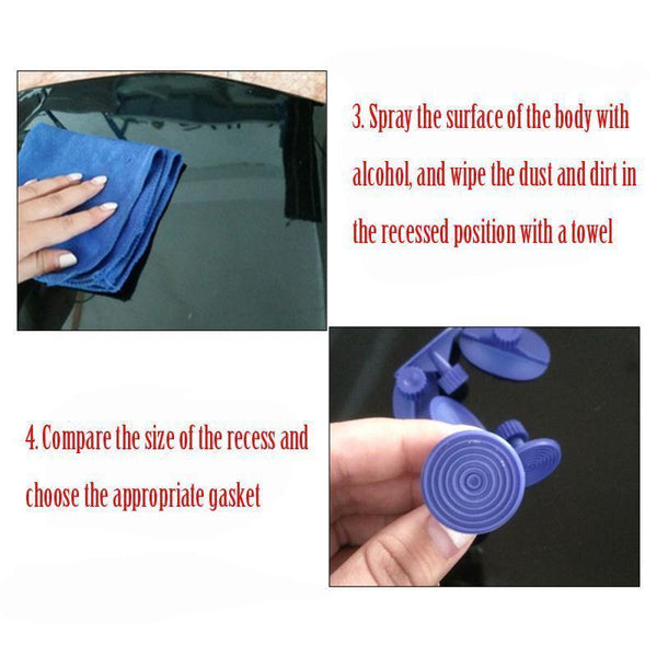 Planet Gates A Gold Car Paint Dent Repair Tool Car Body Paintless Dent Lifter Glue Puller Hail Damage Repair Tools Free Sheet Metal Painting Set