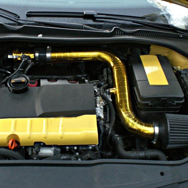 Planet Gates A Gold Car Thermal Exhaust Tape Air Intake Heat Insulation Shield Wrap 50mm Reflective Heat Barrier Self Adhesive Engine 5/10M