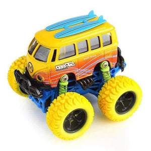 Planet Gates A-inertia 1 Piece Monster Truck Inertia Kids Toy Vehicles Baby Boys Super Cars Pull Back Blaze Truck Children Gift Toys Bus Open The Door