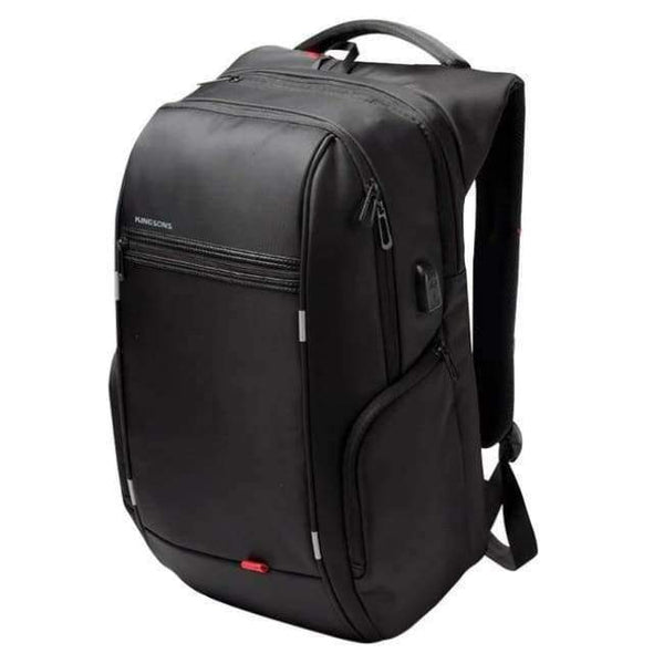 Planet Gates A KS3140W Black / 13 Inches Kingsons 13.3,15.6,17.3 inch Laptop Computer Backpack for Men Women Anti-theft Waterproof Bag Backpack External USB Charge 15 17